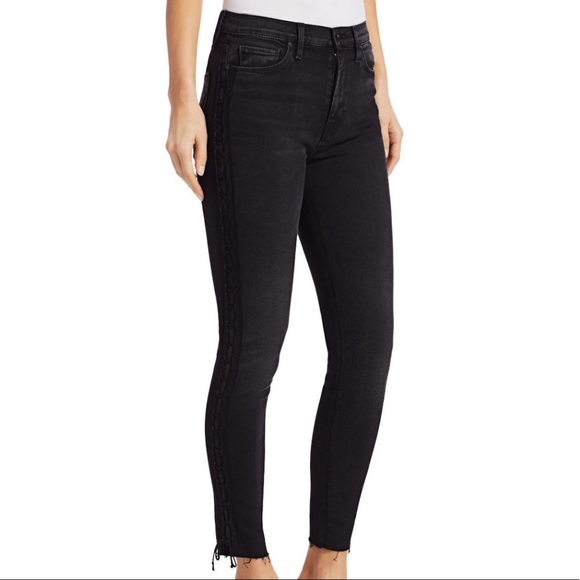 Hudson Lace Up Skinny Jeans - Picture 2 of 4